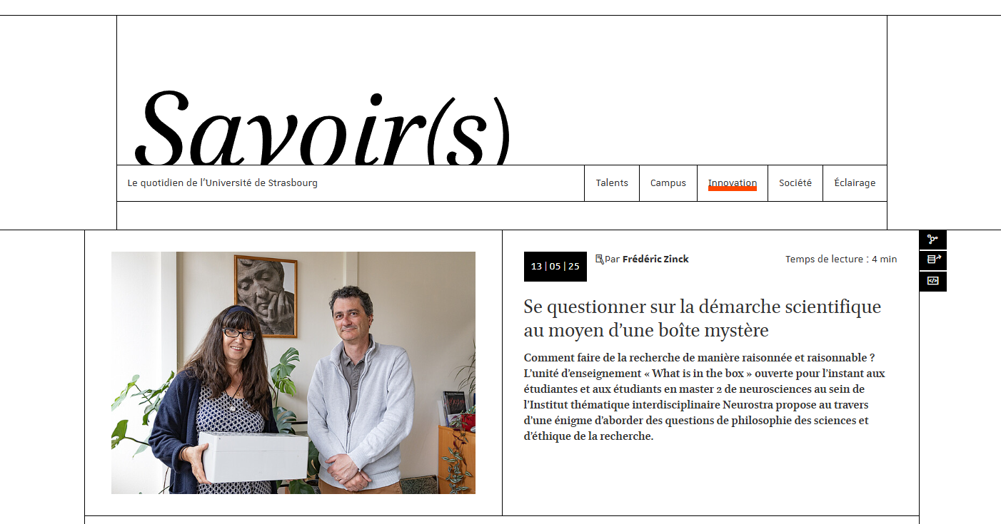 La boîte mystère